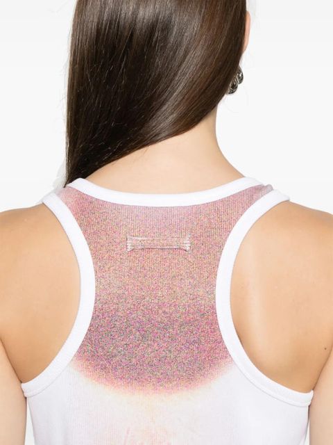 Jean Paul Gaultier Le Classique-print tank top - White