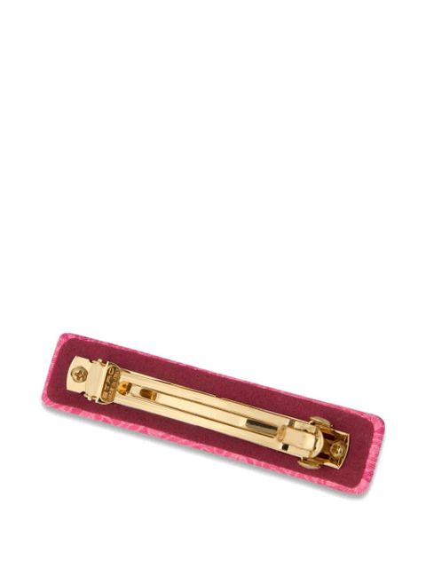 ETRO Arnica silk hair clip - Pink