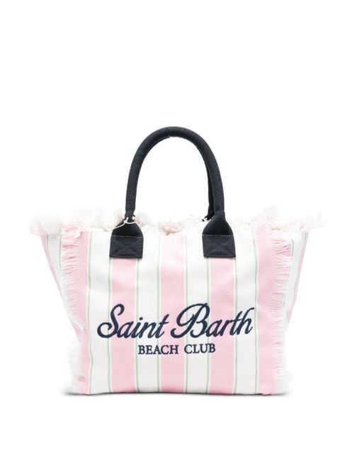 MC2 Saint Barth Vanity striped tote bag - Pink - zdjęcie produktu nr 1