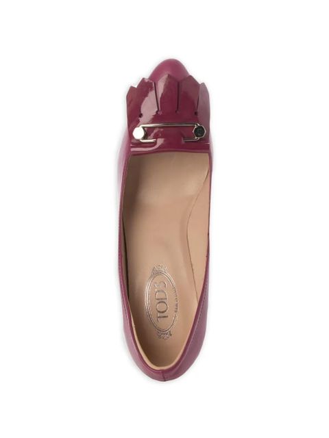 Tod's block-heel pumps - Purple - zdjęcie produktu nr 2