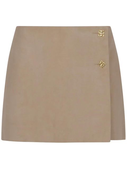 Givenchy leather mini skirt - Neutrals - zdjęcie produktu nr 1