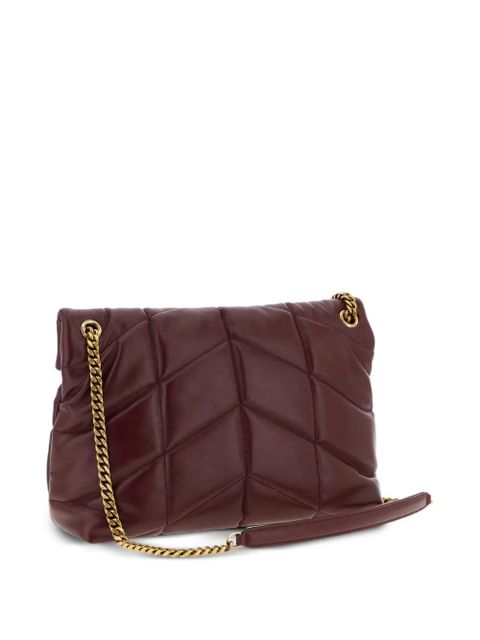 Saint Laurent medium puffer-design shoulder bag - Red - zdjęcie produktu nr 2