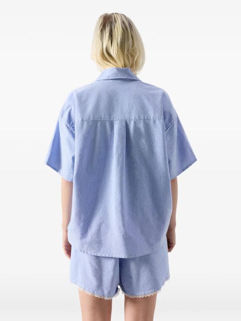 American Vintage short-sleeve Feoly shirt - Blue