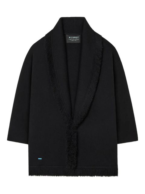 Alanui fringed finest coat - Black - zdjęcie produktu nr 1