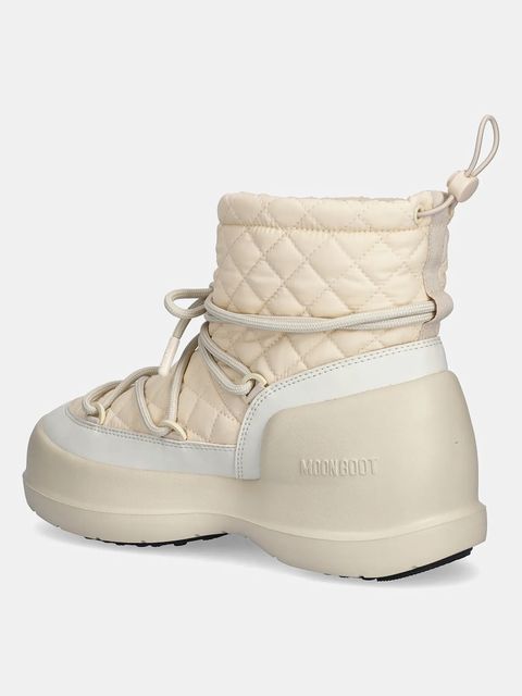 Moon Boot śniegowce MB MEZZALUNA QUILTED MID WP kolor beżowy 80D2500020 L002 - zdjęcie produktu nr 2