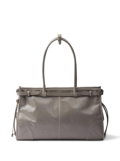 Prada large Bonnie tote bag - Grey