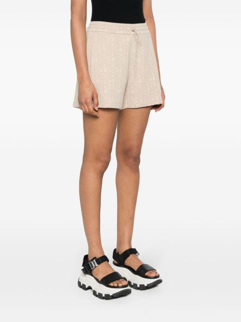 Moncler monogram jacquard shorts - Neutrals
