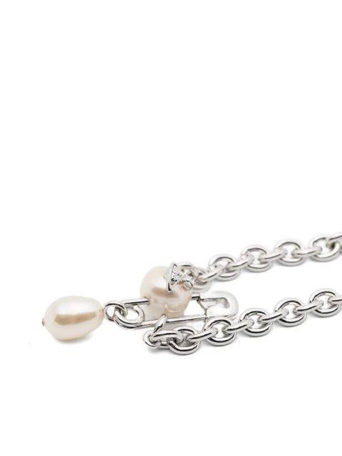 Vivienne Westwood safety-pin-detail bracelet - Silver