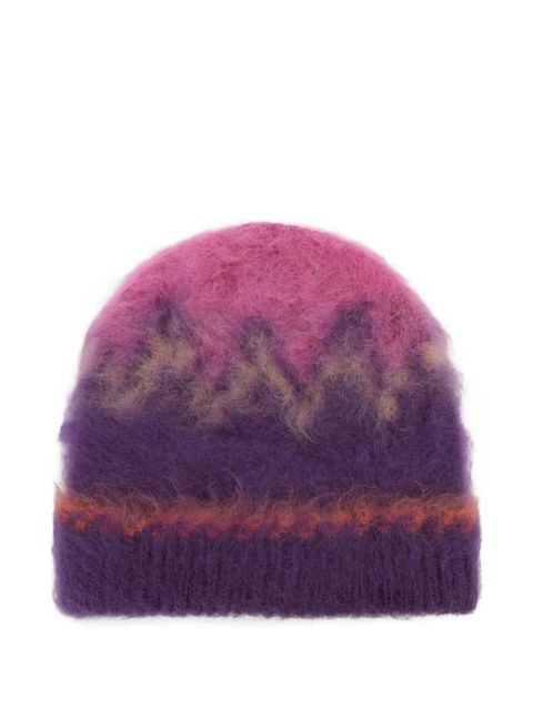 ISABEL MARANT Alessa wool beanie - Purple - zdjęcie produktu nr 1