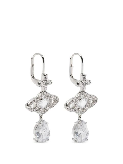 Vivienne Westwood Olympia drop earrings - Silver - zdjęcie produktu nr 1