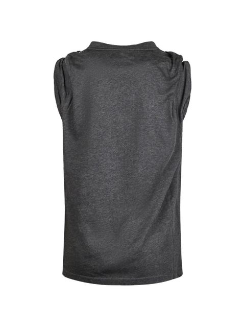 MARANT ÉTOILE buttoned T-shirt - Grey - zdjęcie produktu nr 2