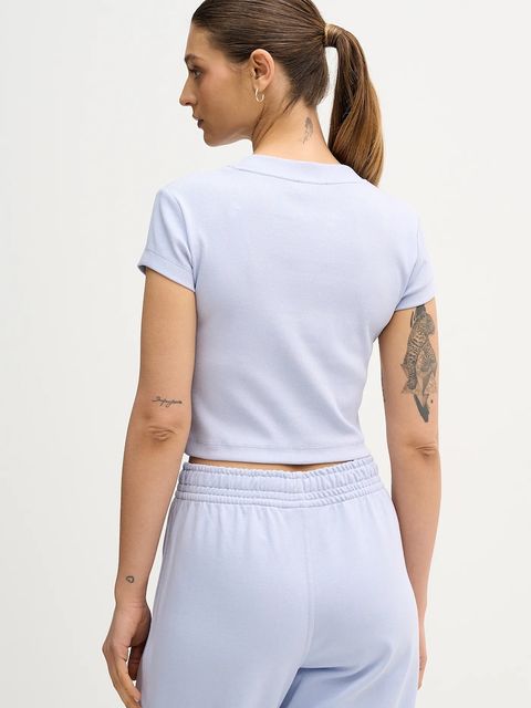 Calvin Klein Jeans t-shirt damski kolor niebieski LV047AB802