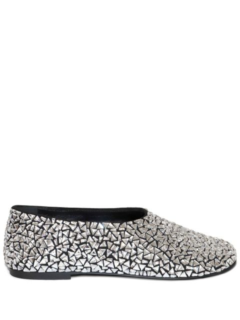 Proenza Schouler crystal-embellished ballerina shoes - Black - zdjęcie produktu nr 1