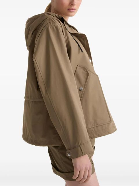 Yves Salomon cotton-blend jacket - Brown