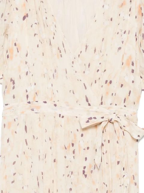 Ba&Sh Kris wrap-print maxi dress - Neutrals - zdjęcie produktu nr 2