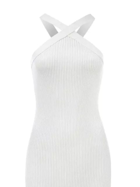 LE PRIVÉ - Biała dzianinowa sukienka Suvi - zdjęcie produktu nr 2