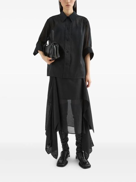 Jil Sander cotton shirt - Black - zdjęcie produktu nr 2