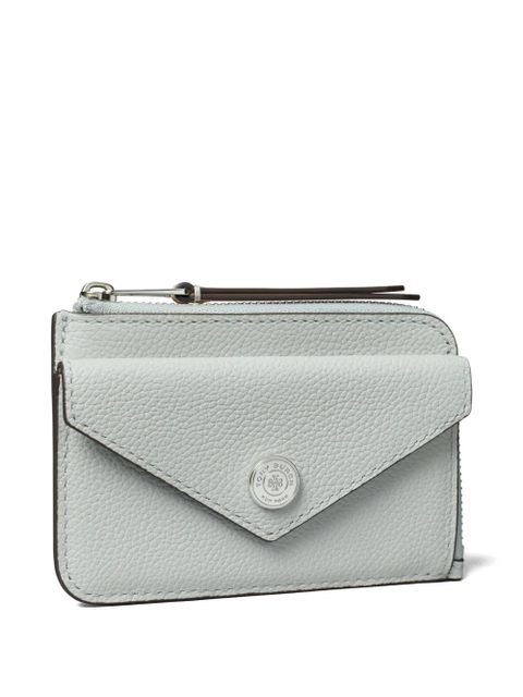 Tory Burch Pebble foldover cardholder - Grey
