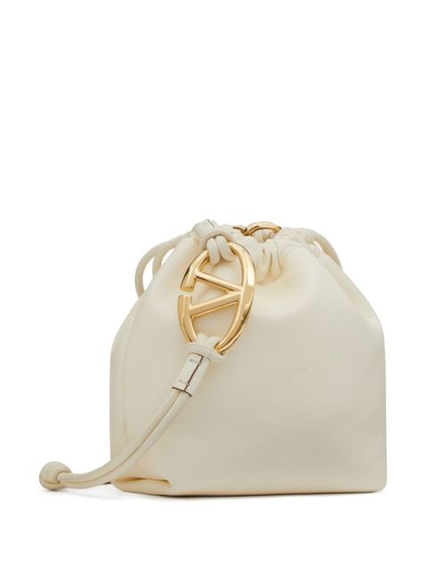 Valentino Garavani mini VLogo Pouf bucket bag - White
