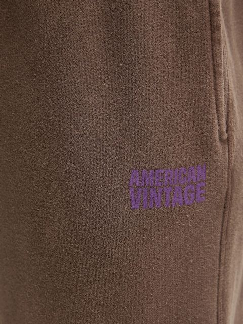 American Vintage spodnie dresowe bawełniane