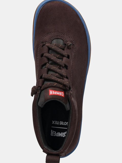 Camper sneakersy nubukowe Peu Pista GM damskie kolor brązowy K400481-026