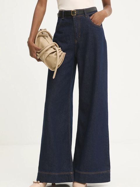 Answear.LAB jeansy damskie kolor granatowy - zdjęcie produktu nr 1