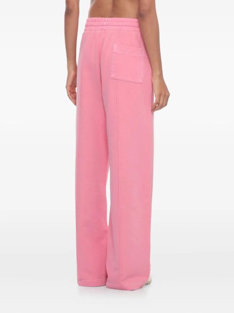 Casablanca logo-appliqué palazzo trousers - Pink
