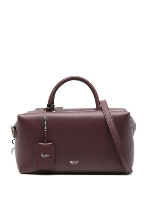 Max Mara zip-fastening leather tote bag - Red - zdjęcie produktu nr 1