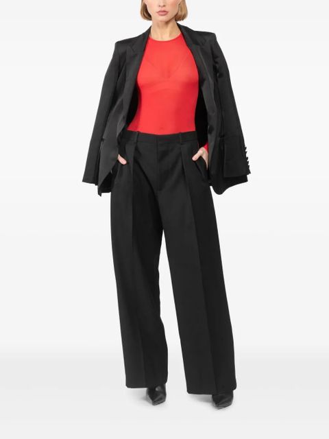 WARDROBE.NYC side-stripe palazzo pants - Black - zdjęcie produktu nr 2