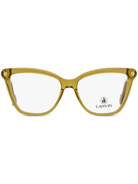 Lanvin butterfly-frame glasses - Yellow - zdjęcie produktu nr 1