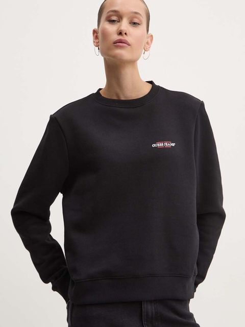 Guess Jeans bluza damska kolor czarny z nadrukiem W4YQ07 KC811 - zdjęcie produktu nr 1