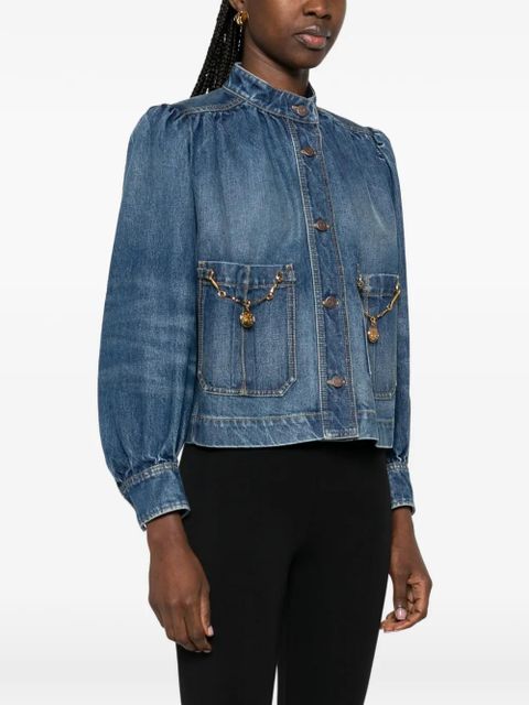 Chloé pocket chain jacket - Blue