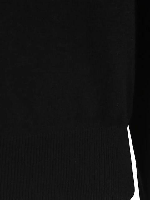 Alexander McQueen ribbed-trim sweater - Black