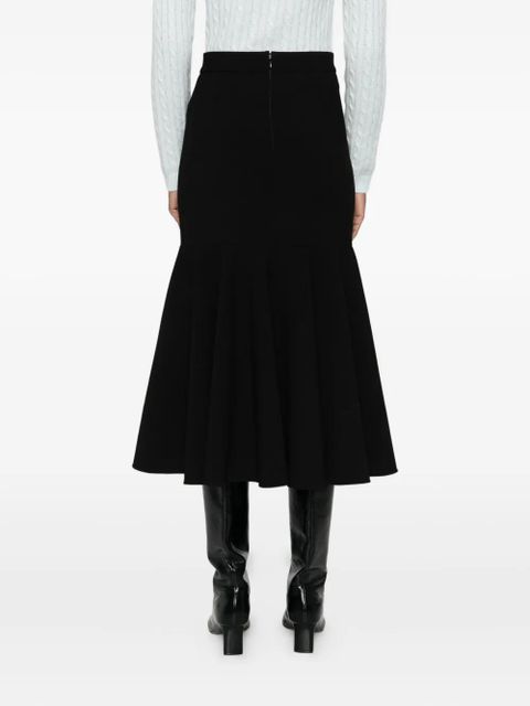 SANDRO pleated skirt - Black
