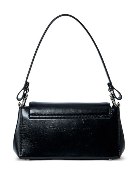 Vivienne Westwood medium Hazel orb-plaque leather shoulder bag - Black - zdjęcie produktu nr 2