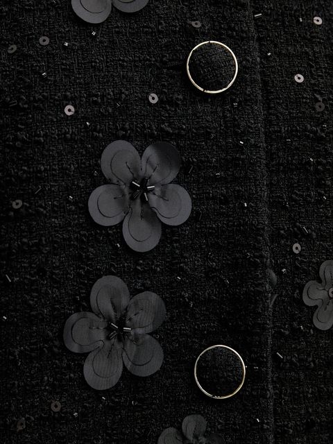 Twinset płaszcz kolor czarny 252TP2400