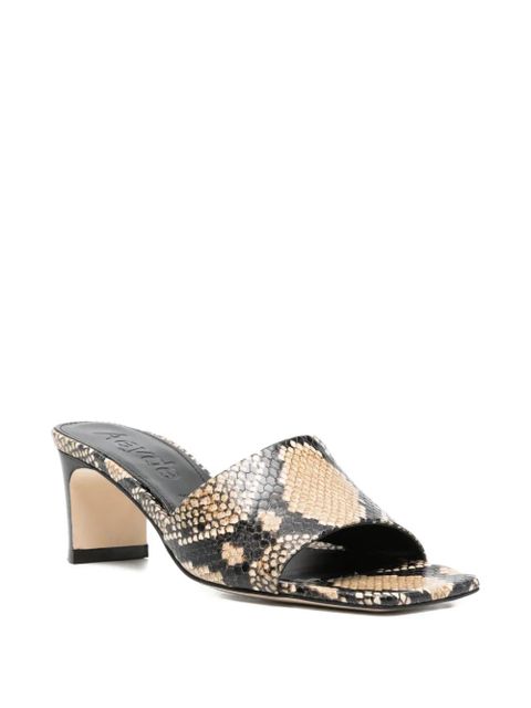 Aeyde Jessie snakeskin-print sandals - Neutrals - zdjęcie produktu nr 2