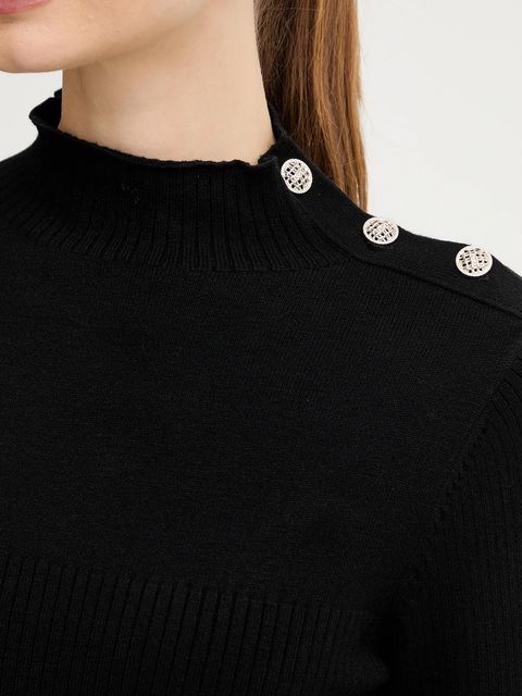 Morgan sukienka kolor czarny mini dopasowana RMAGIC