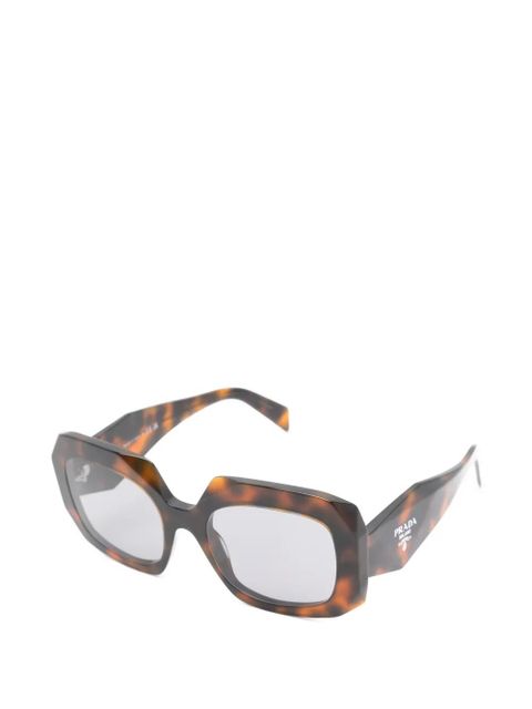 Prada Eyewear rectangle-frame sunglasses - Brown - zdjęcie produktu nr 2