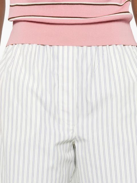 Miu Miu striped trousers - Neutrals