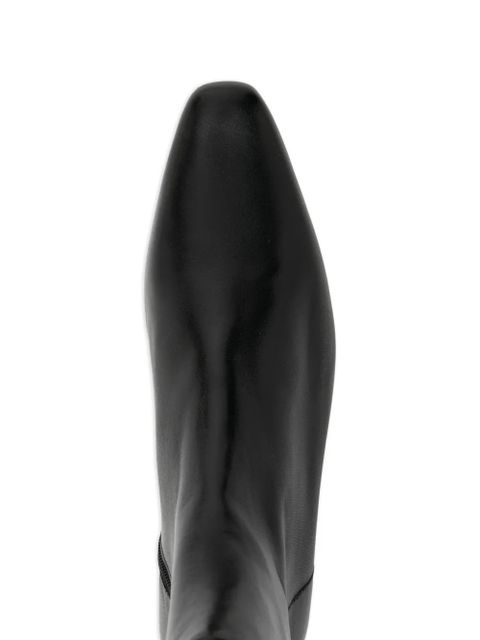 STAUD 20mm Wally flat ankle boots - Black