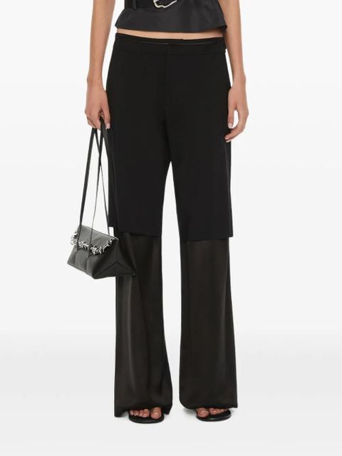 Christopher Esber split level tailored trousers - Black - zdjęcie produktu nr 1