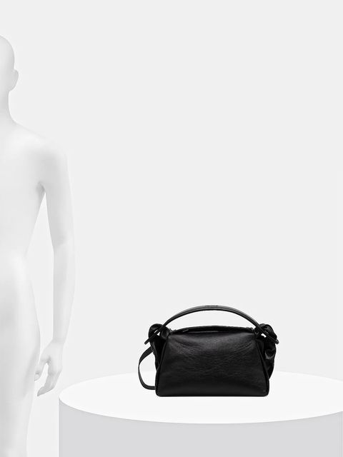 Kenzo torebka skórzana kolor czarny FE62SA818L01