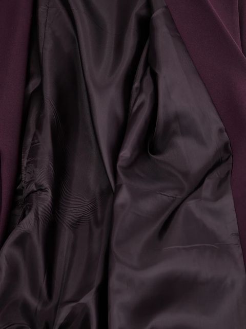 Answear.LAB marynarka kolor fioletowy niezapinana gładka