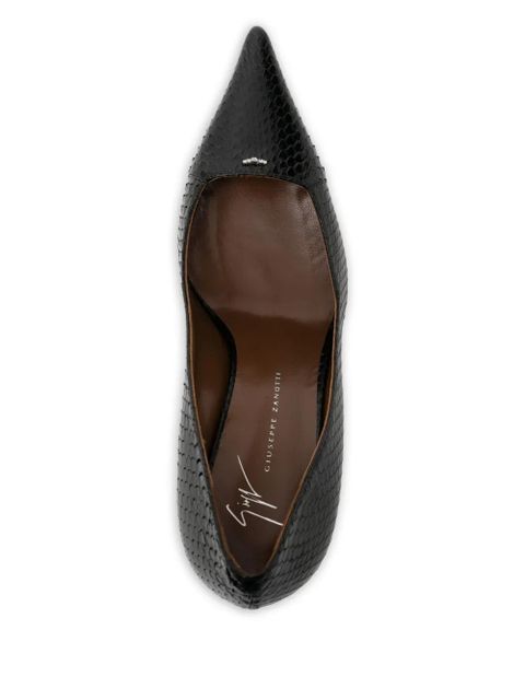 Giuseppe Zanotti 80mm pointed-toe pumps - Black