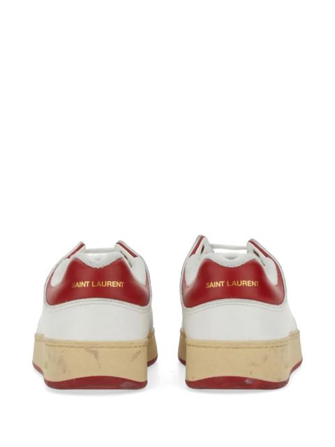 Saint Laurent SL/61 low-top leather sneakers - White