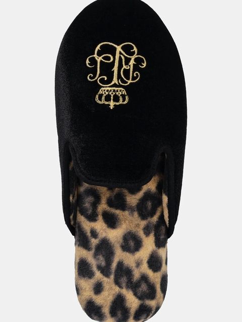 Lauren Ralph Lauren kapcie kolor czarny ILN02474F