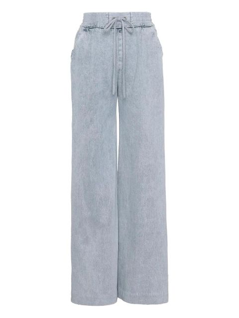 ZIMMERMANN Rebellion drawstring-snap jeans - Blue - zdjęcie produktu nr 1