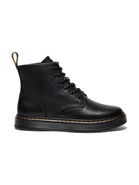 Dr. Martens buty Brookline Chukka kolor czarny na płaskim obcasie DM41550001