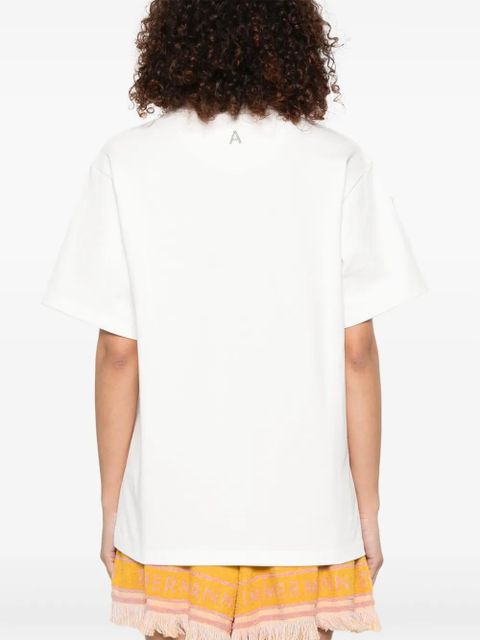 ALEMAIS embroidered T-shirt - White - zdjęcie produktu nr 2